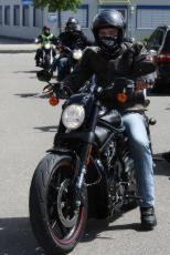Harley on Tour 2012 in Tuttlingen: Die Demo-Ride Tour machte Spa.