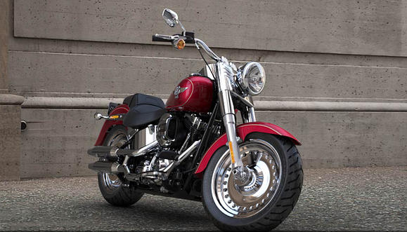 Softail Fat Boy Modell 2016 in Velocity Red Sunglo