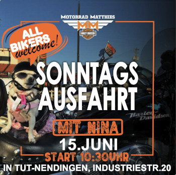 Sonntagstour mit Nina am 15. Juni