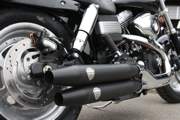 Umbau auf Penzl-Auspuffanlagen bei Motorrad-Matthies / Harley-Davidson Tuttlingen (TUT-Nendingen)