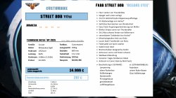 Used Custom Street Bob „Ocean Eyes“