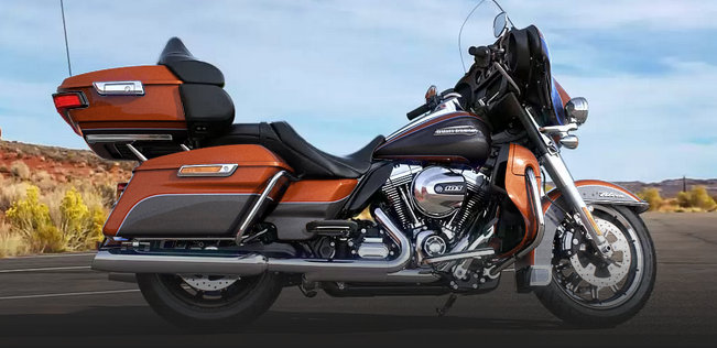 Electra Glide Ultra Classic 2015 in Amber Whiskey / Charcoal Pearl