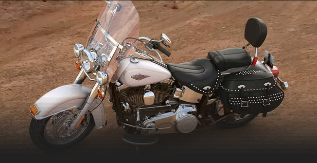 Softail Heritage Classic 2015 in Morocco Gold Pearl