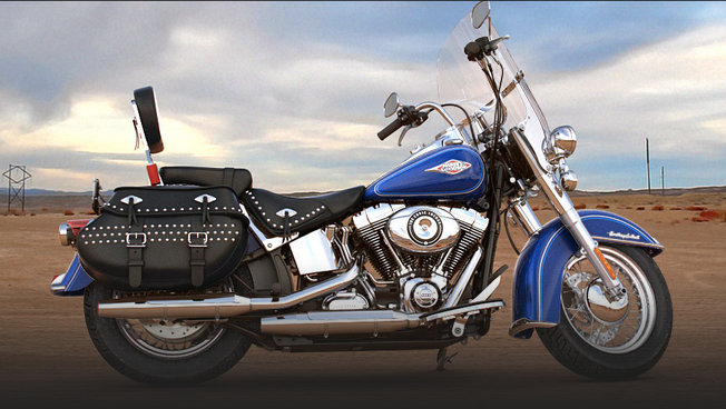 Softail Heritage Classic 2015 in Superior Blue