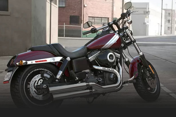 Dyna Fat Bob 2015 in Mysterious Red Sungo