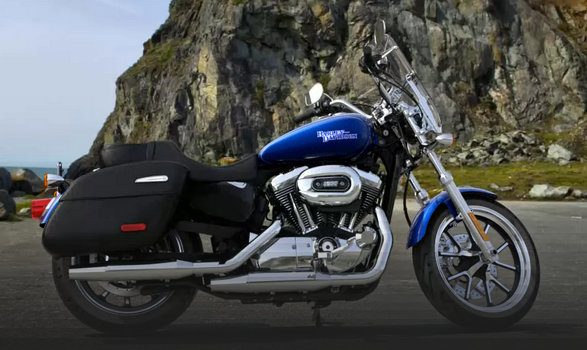 Sportster Super Low 1200 T 2015 in Superior Blue