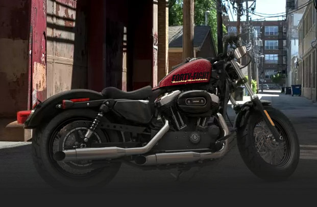 Sportster Forty-Eight 2015 in Hard Candy Bid Red Flake