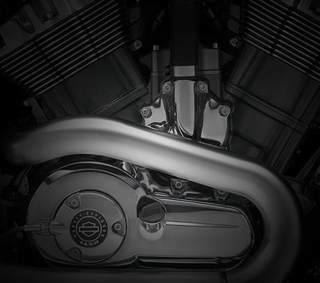 V-Rod Muscle / Power und Performance pur:    Mit 120 PS zhlt der 1.250 cm Revolution V-Twin der V-Rod Muscle zu den strksten Harley-Davidson Serienmotoren aller Zeiten. Das moderne Triebwerk mit zwei oben liegenden Nockenwellen und vier Ventilen pro Zylinder setzt ein maximales Drehmoment von 115 Nm bei 6500 U/min frei und dreht ebenso kultiviert wie geschmeidig bis an den roten Bereich.
