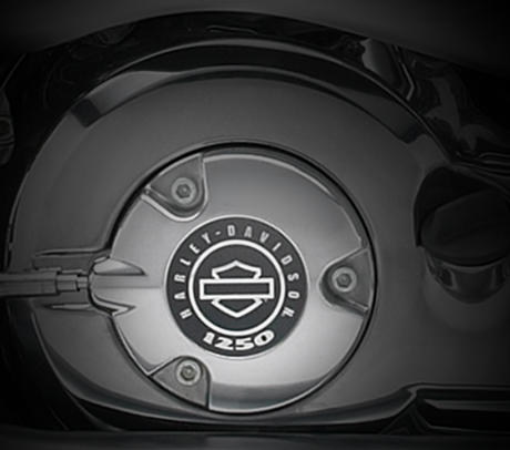 V-Rod Muscle / Revolution-Motor:    In Kooperation mit dem Automobilhersteller Porsche und seinem berhmten Entwicklungszentrum hat Harley-Davidson einen revolutionren Motor entworfen. Das Ergebnis  der drehfreudige Revolution V-Twin  trgt eindeutig die Handschrift der Motor Company und stellt die vielleicht perfekteste Synthese aus Drehmoment und Kraft dar, die Sie heutzutage erwerben knnen. Zwei obenliegende Nockenwellen, Flssigkeitskhlung, ber 120 PS. Pure Innovation und lupenreiner Harley-Davidson Stil in Verbindung mit brutaler Power.
