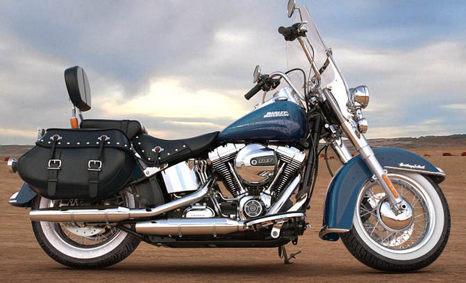 Softail Heritage Classic Modell 2016 in Cosmic Blue Pearl