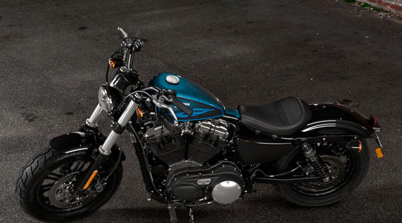 Sportster Forty-Eight Modell 2016 in Hard Candy Cancun Blue Flake