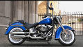 Softail Deluxe Modell 2017 in Superior Blue