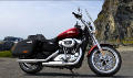 Sportster Super Low 1200 T Modell 2017 in Mysterious Red Sunglo & Velocity Red Sunglo