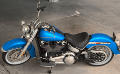 Softail Deluxe Modell 2018 in Electric Blue