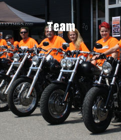 Das Motorrad-Matthies-Team.