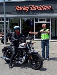 Harley-Davidson Wiedereinsteigerkurs bei Motorrad-Matthies in Tuttlingen-Nendingen